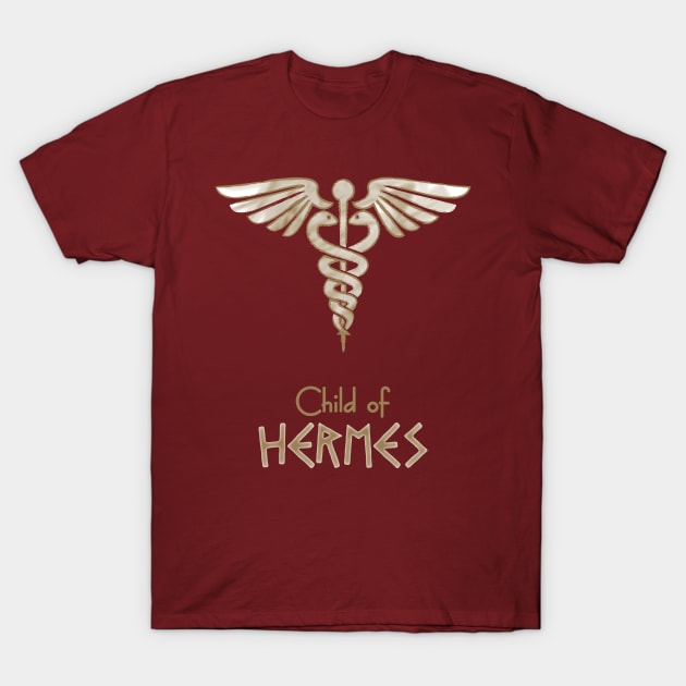 Child of Hermes – Percy Jackson inspired design T-Shirt by NxtArt